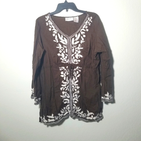 Versani Tops - Embroidered Top